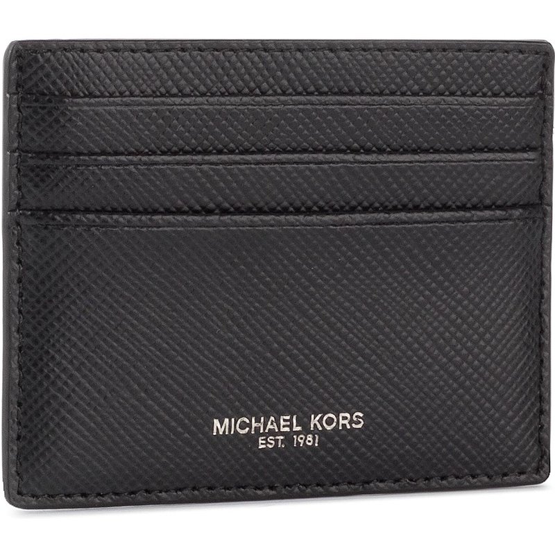 Kreditkartenetui MICHAEL Michael Kors Tall Card Case 39F6LHRD2L Schwarz