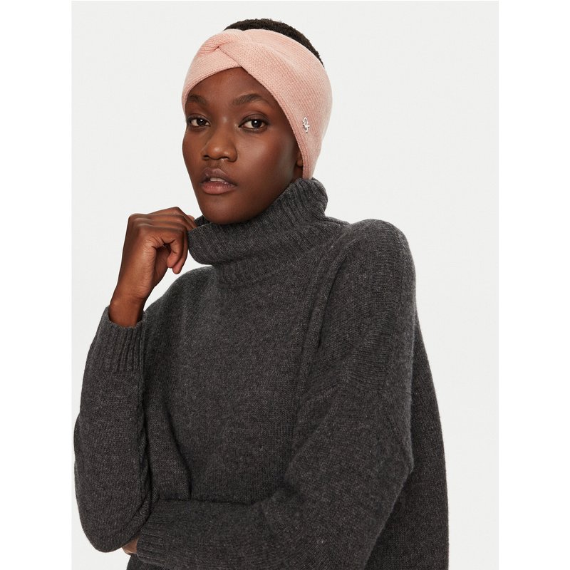 Mütze und Stirnband Set Calvin Klein K60K612622 Rosa