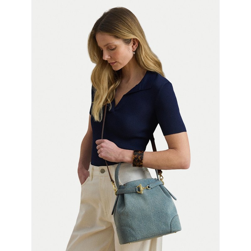 Handtasche LAUREN RALPH LAUREN 431P10498001 Blau