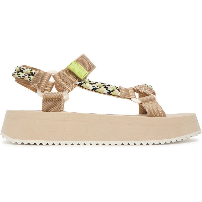 Sandalen Tommy Jeans Tjw Eva Rope Sandal EN0EN02970 Beige