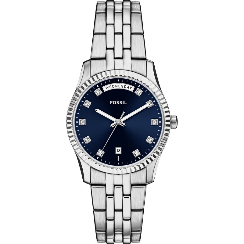 Uhr Fossil Scarlette ES5457 Silberfarben