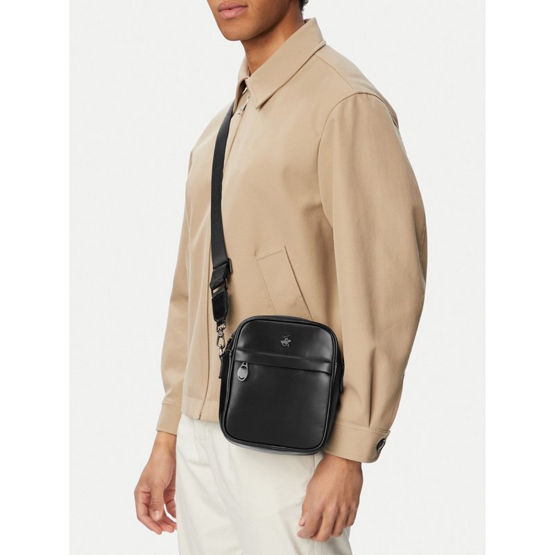 Umhängetasche Beverly Hills Polo Club CWBEO-BHPC-L-018-07. Schwarz