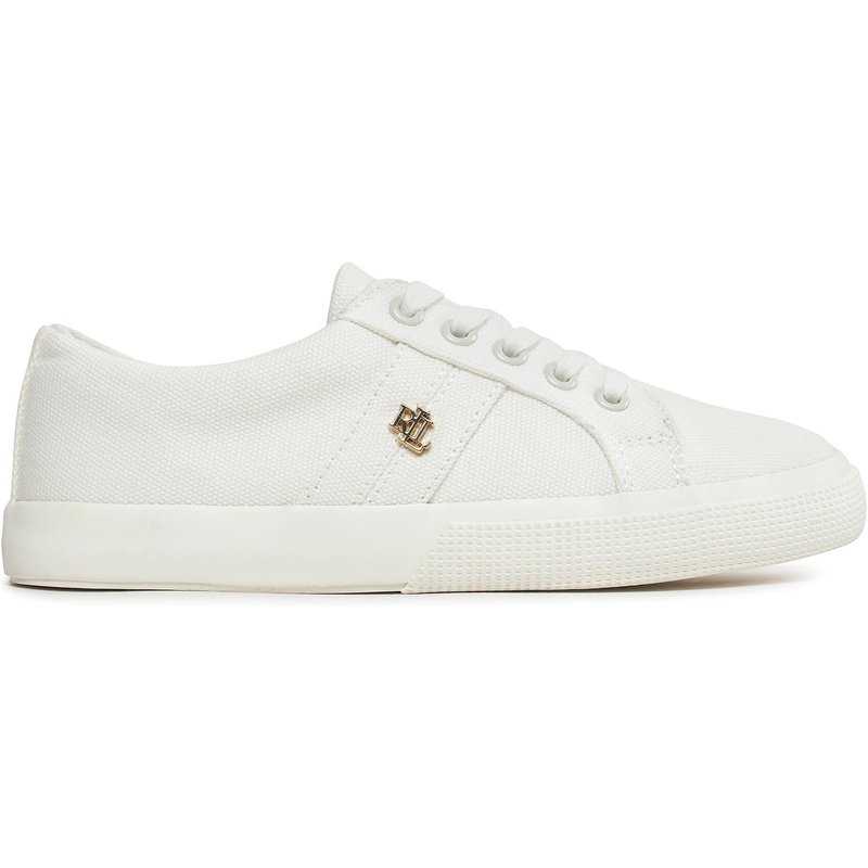 Sneakers aus Stoff Lauren Ralph Lauren Janson II 802804598001 Weiß
