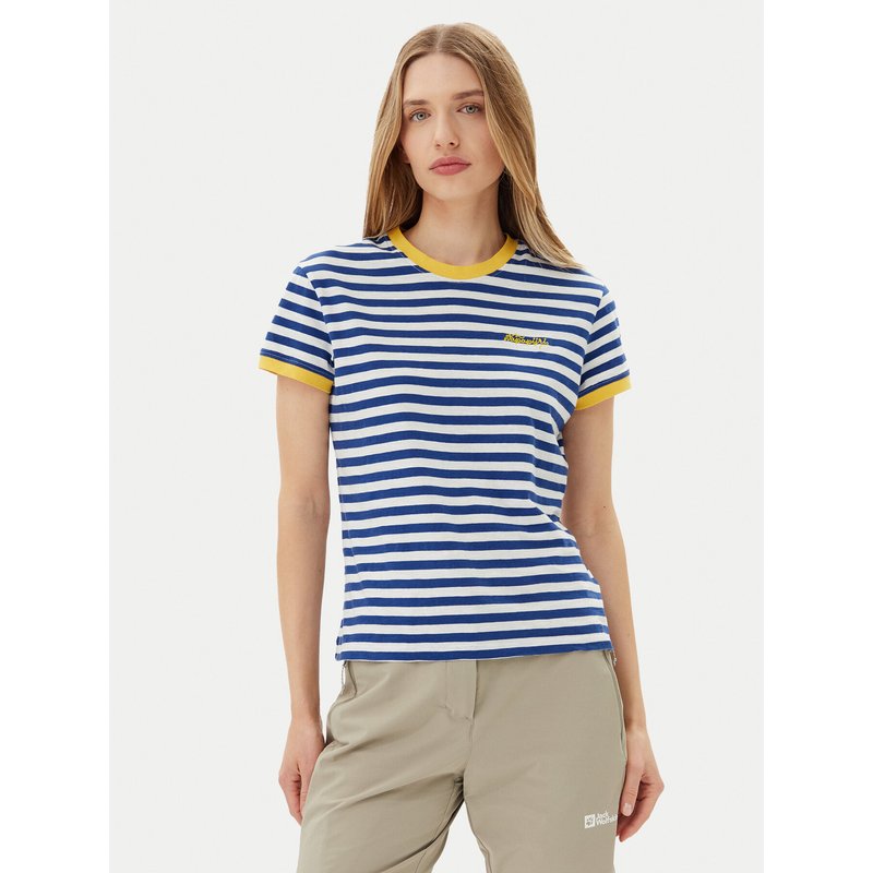 Napapijri T-Shirt Baie NP0A4ILB Blau Regular Fit