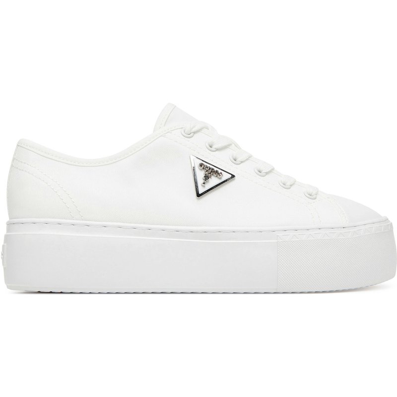 Sneakers aus Stoff Guess FLTJO2 FAB12 Weiß