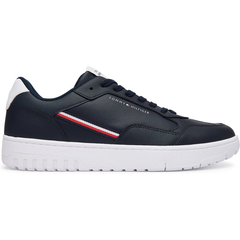 Sneakers Tommy Hilfiger Th Basket Corporate Stripes FM0FM06091 Dunkelblau