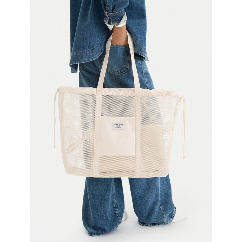 Handtasche Guess Jeans WBEO-GUESS-M-003-09 Écru