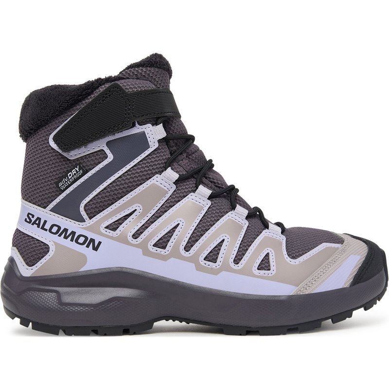 Trekkingschuhe Salomon XA PRO WINTER WP J L45408400 Hellgrau