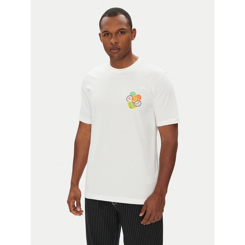 adidas T-Shirt Trefoil Series JW2975 Weiß Loose Fit