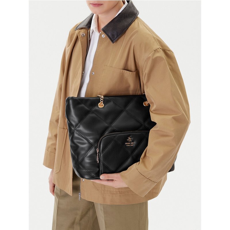 Handtasche Beverly Hills Polo Club CEO-BHPC-C-010-08 Schwarz