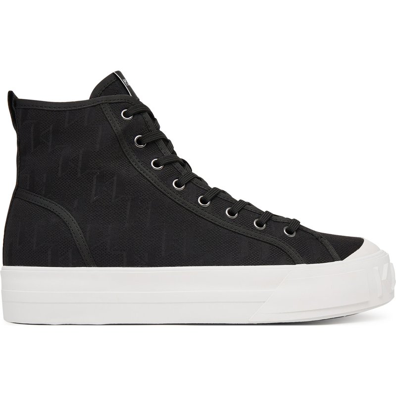 Sneakers aus Stoff KARL LAGERFELD Kampus Max V KL50546 Schwarz