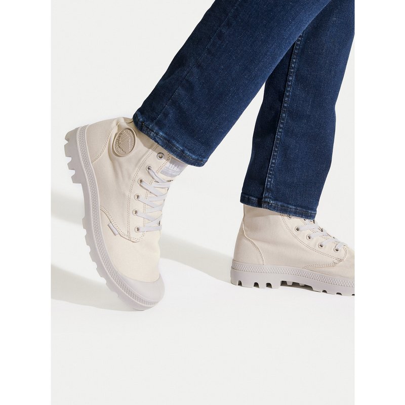 Schnürstiefeletten Palladium Pampa Hi Mono U 73089-056-M Beige