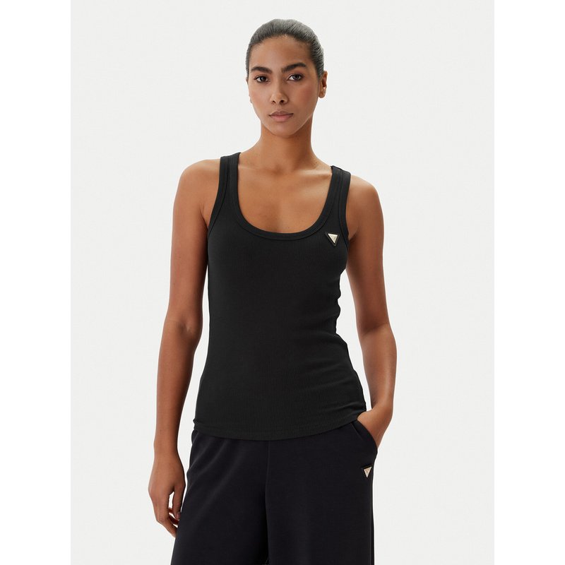Guess Top V4YP06 cK8RT2 Dunkelbraun Regular Fit