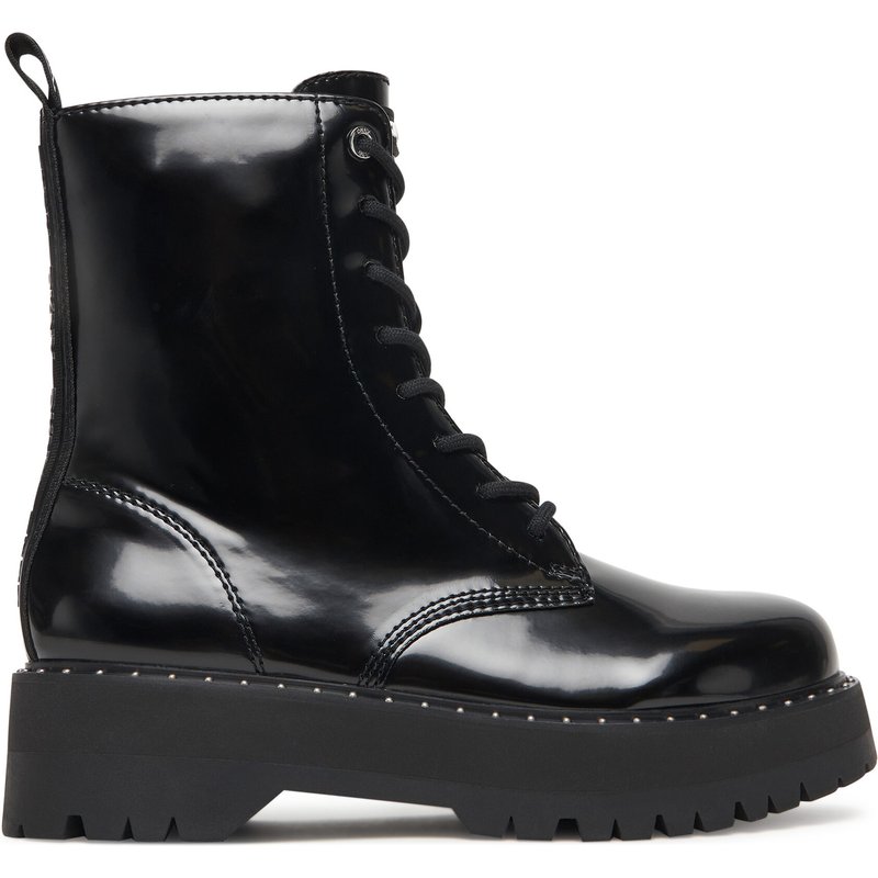 Schnürschuhe DKNY Batu Studs-Lace Up K4566972 Schwarz