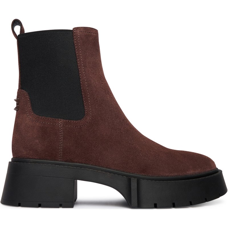 Klassische Stiefeletten Coach Leah Platform CCH89 Braun