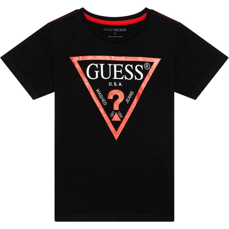 Guess T-Shirt N73I55 K8HM0 Schwarz Regular Fit