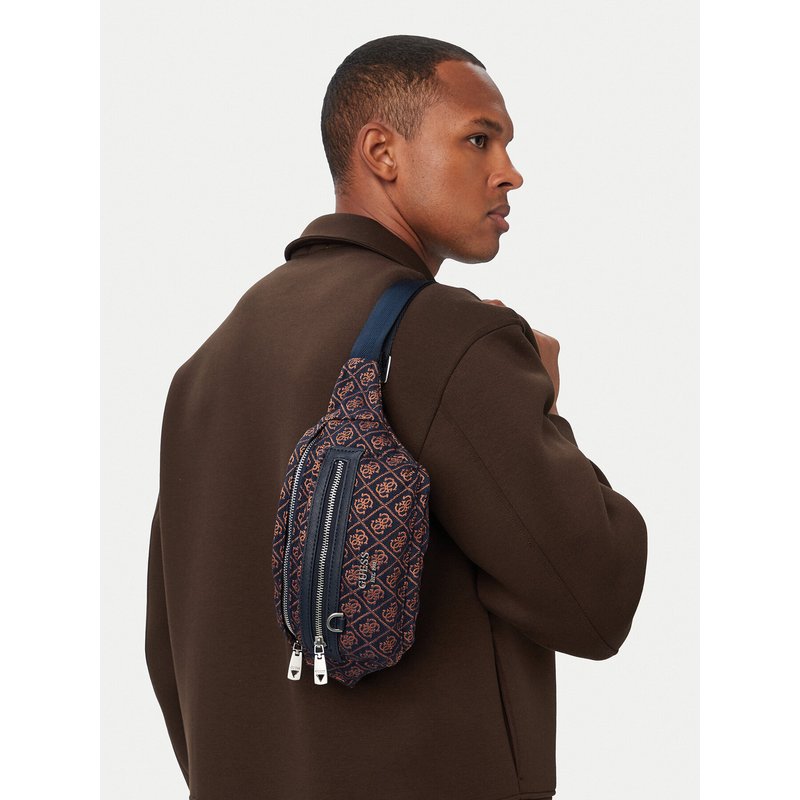 Gürteltasche Guess Berlin HMBEWD P6356 Dunkelblau
