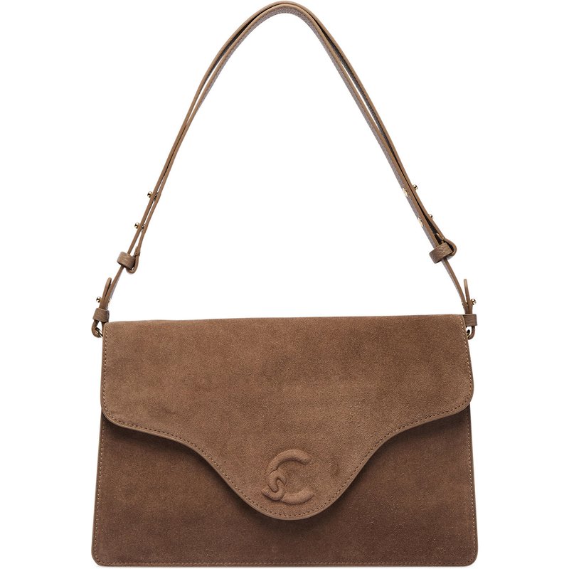Handtasche Coccinelle VJG Coccinelle C-Me Sof. Su. Bi E1 VJG 12 01 01 Dunkelbeige