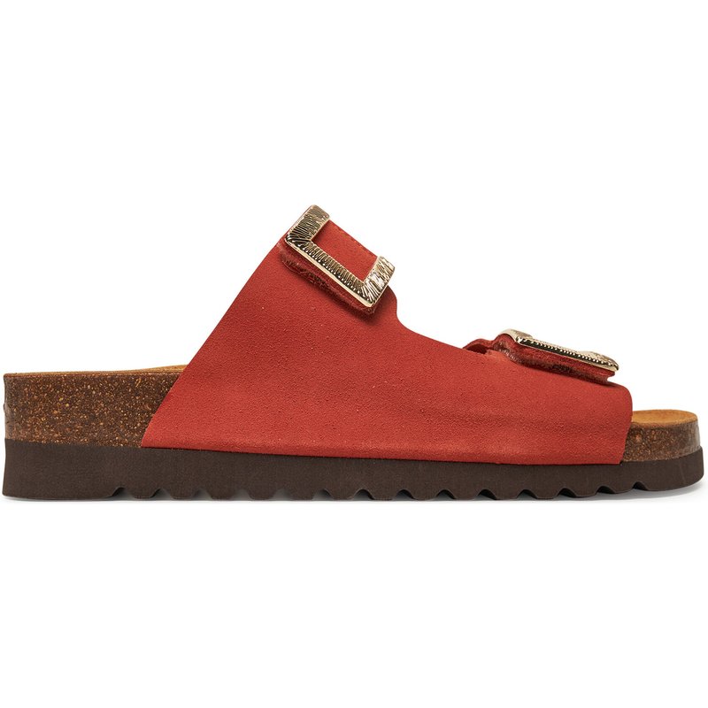 Pantoletten Grünland Hola CB0771 Rot