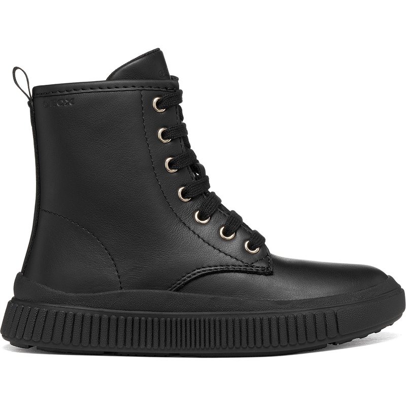 Schnürschuhe Geox J Laquinny Girl J66M3G 00085 C9999 S Schwarz