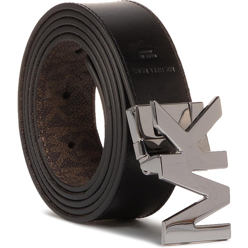 Damengürtel MICHAEL Michael Kors 34mm Ctfr Mk Buckle Belt 39H9LBLY1U Braun