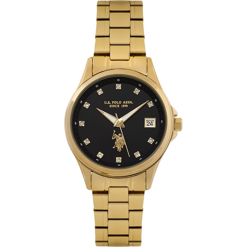 Uhr U.S. Polo Assn. Louise USP8484BK Goldfarben