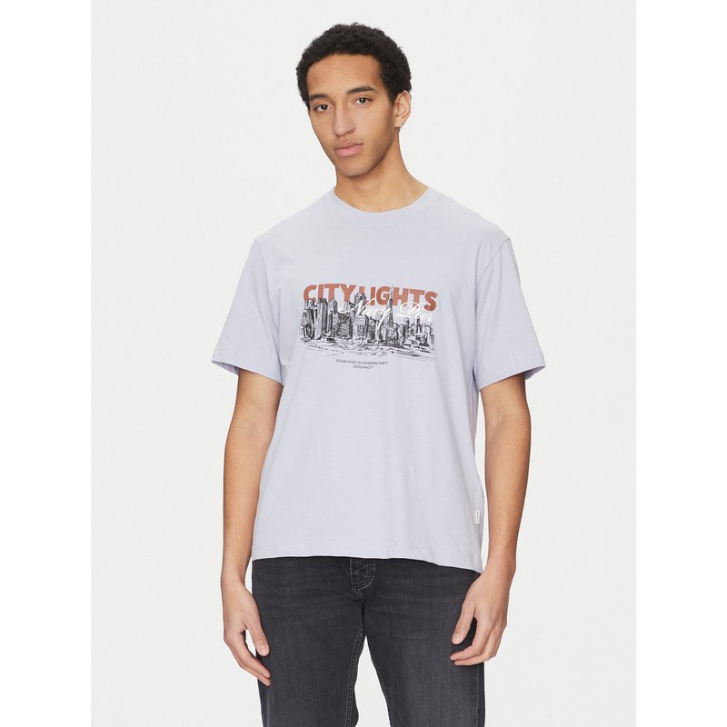 Jack & Jones T-Shirt Boston 12272981 Blau Relaxed Fit