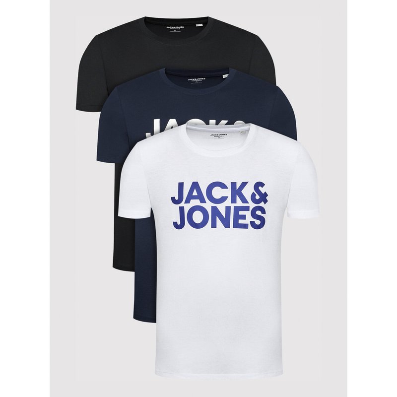 Jack & Jones T-Shirt-Set Corp Logo 12191762 Bunt Regular Fit