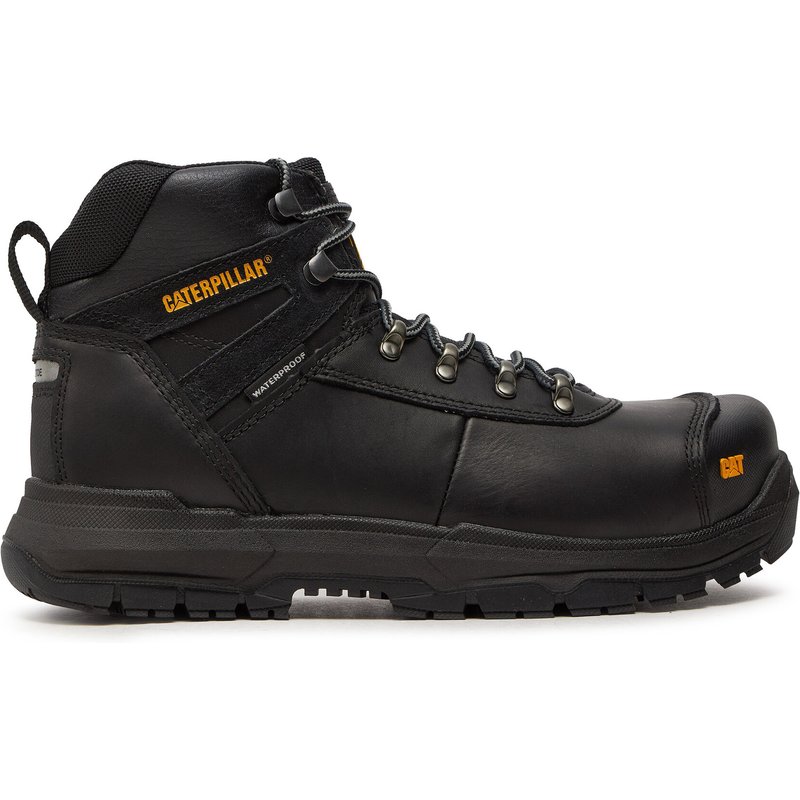 Schnürstiefeletten CAT Footwear Pneumatic 2.0 St S3 Wr Hro Src P725692 Schwarz