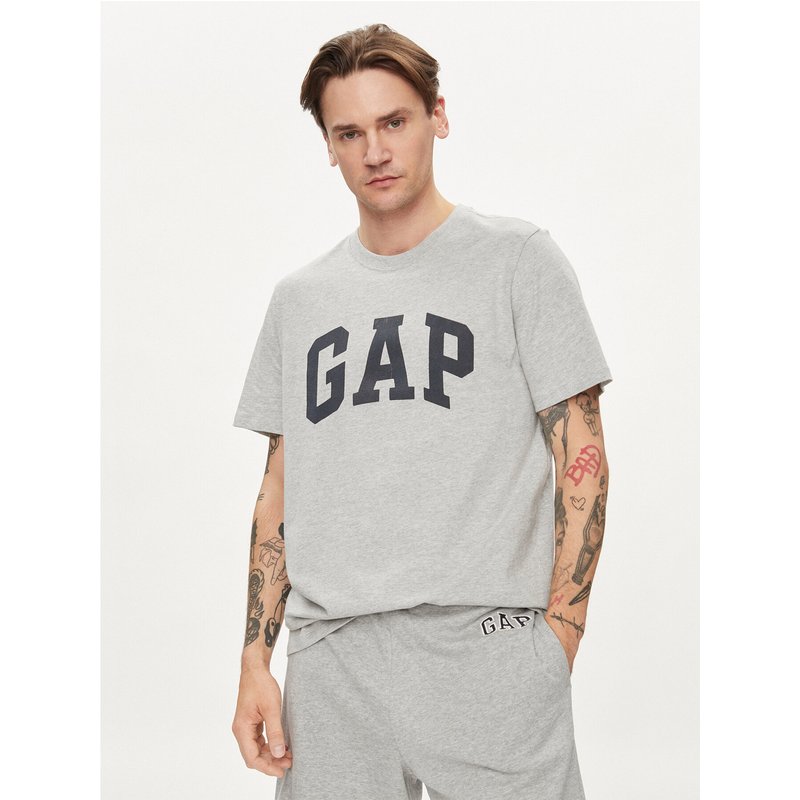 Gap T-Shirt 856659-00 Grau Regular Fit
