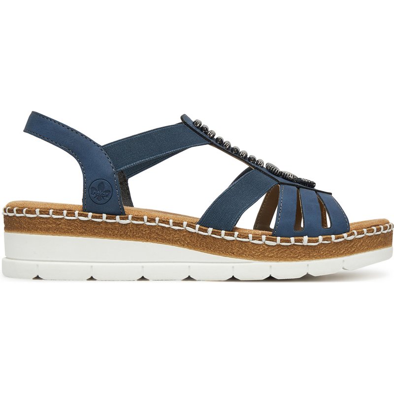 Sandalen Rieker V1206-14 Dunkelblau