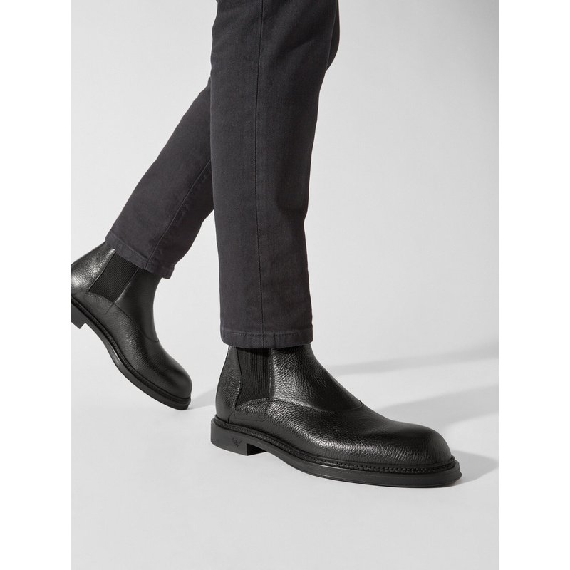 Klassische Stiefeletten Emporio Armani X4M389 XF583 00002 Schwarz