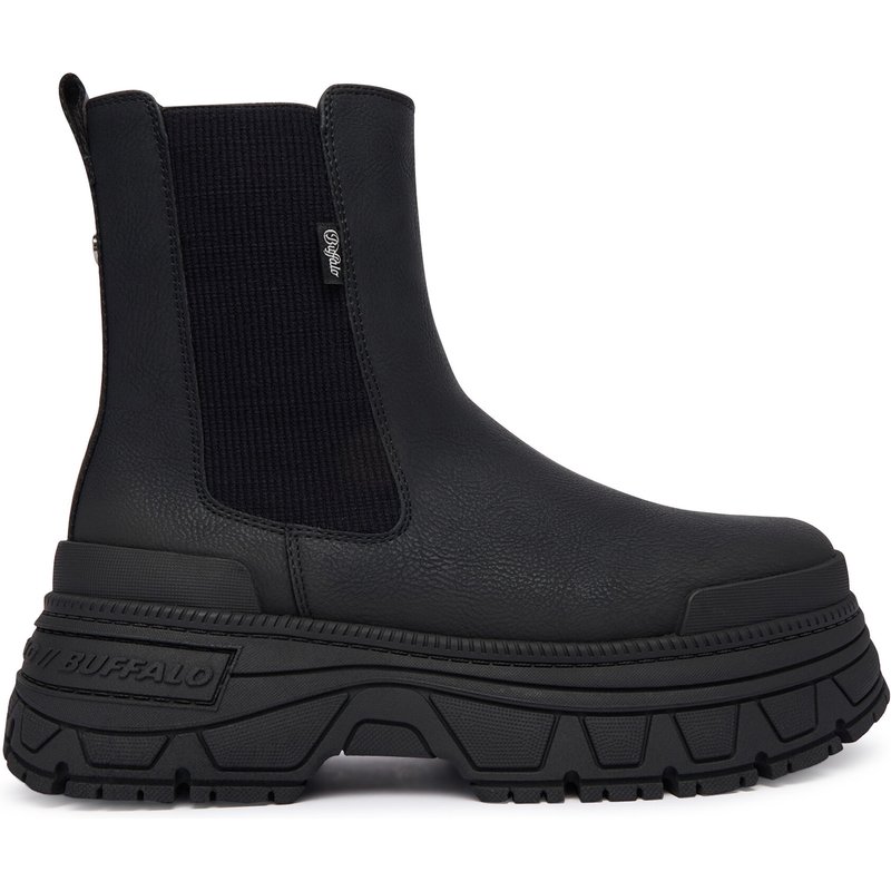 Klassische Stiefeletten Buffalo Fusion Chelsea 1270098 Schwarz