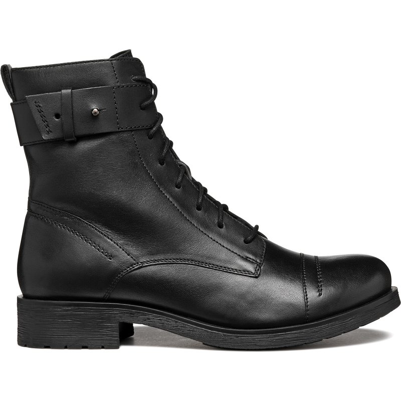 Schnürschuhe Geox D Rawelle D466RC 0TU43 C9999 Schwarz