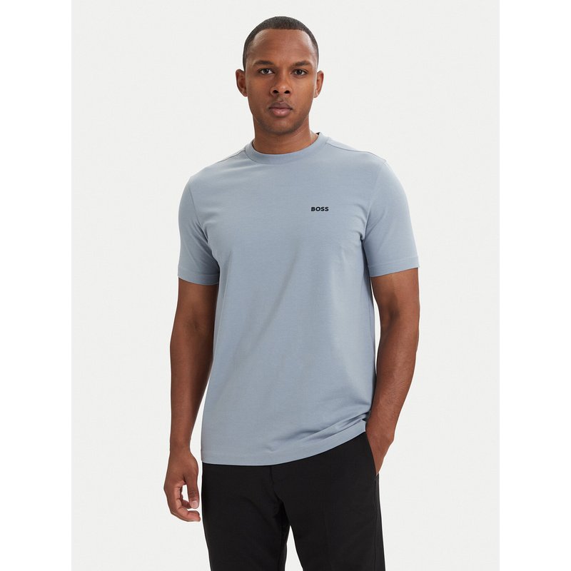 BOSS T-Shirt 50506373 Hellblau Regular Fit