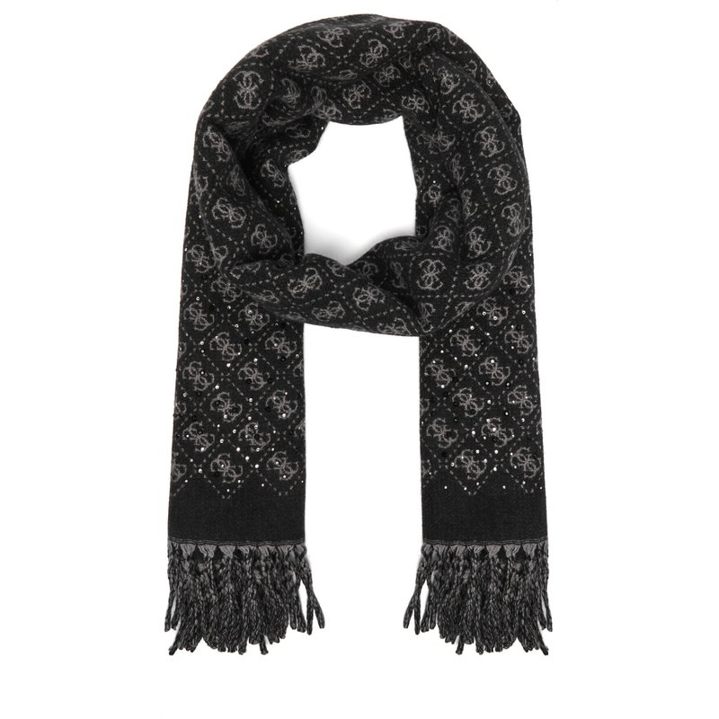Schal Guess AW5658 POL03 Schwarz