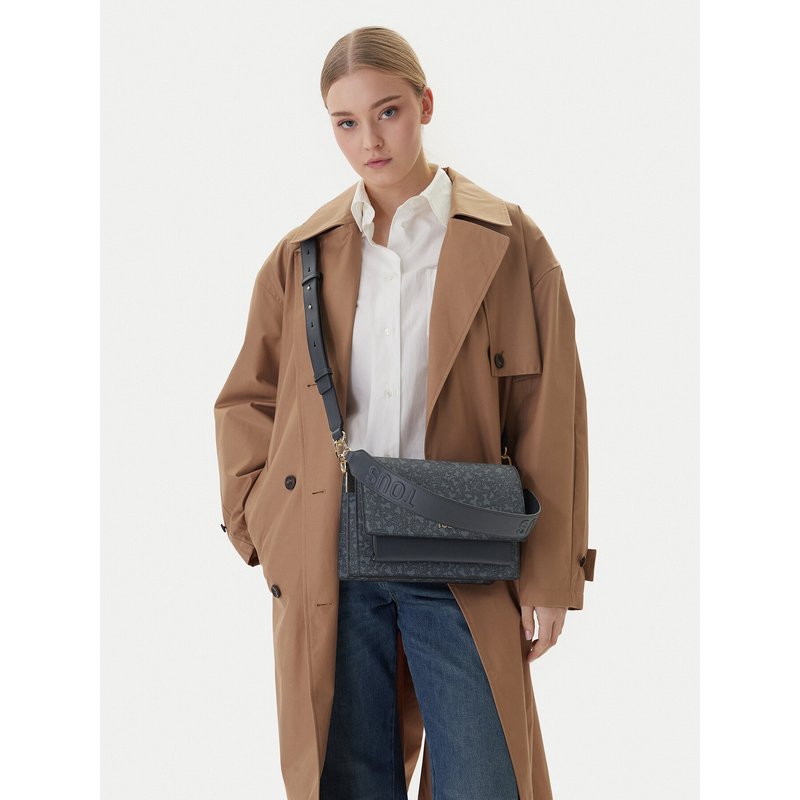 Handtasche TOUS Kaos Mini Lines Audree 2002183347 Grau