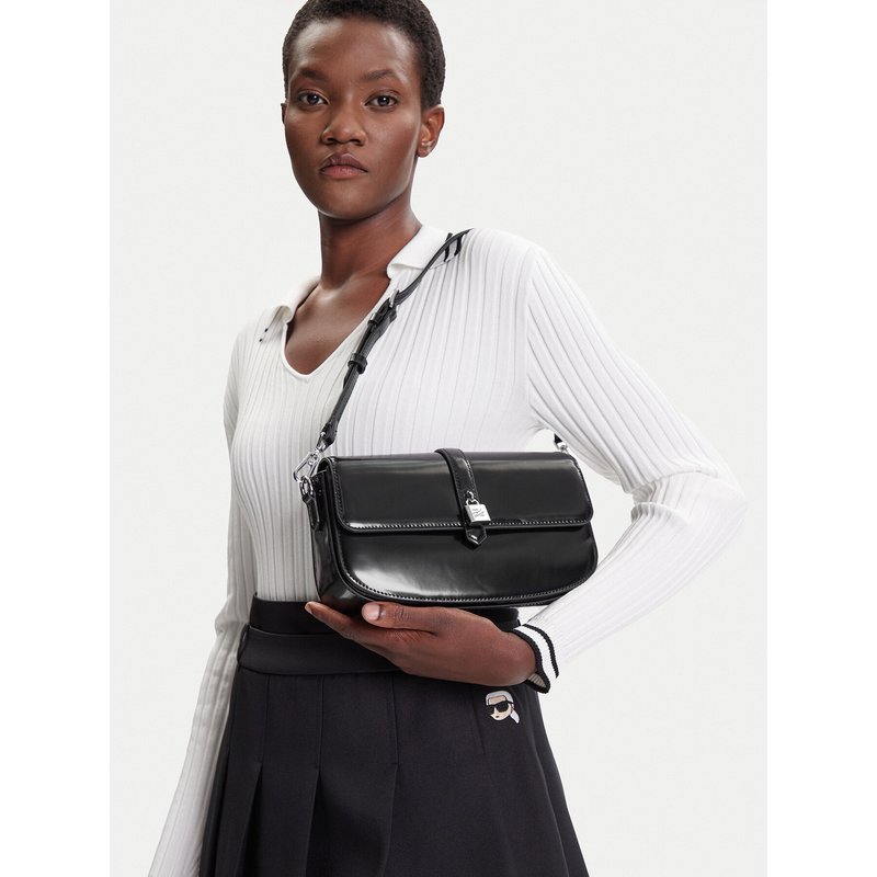 Handtasche KARL LAGERFELD A3W30287 Schwarz