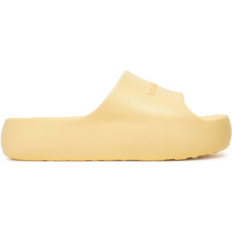 Pantoletten Tommy Jeans Tjw Chunky Pool Slide Ess EN0EN02879 Gelb