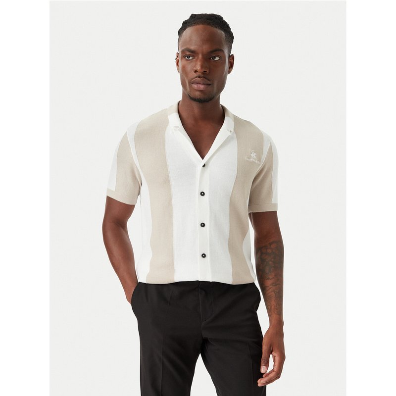 Beverly Hills Polo Club Hemd M7613-HR Weiß Regular Fit