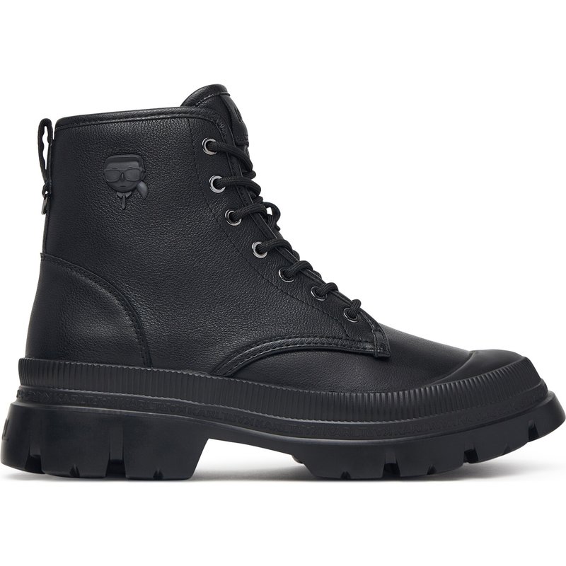 Schnürschuhe KARL LAGERFELD Trekka KL25252L Schwarz