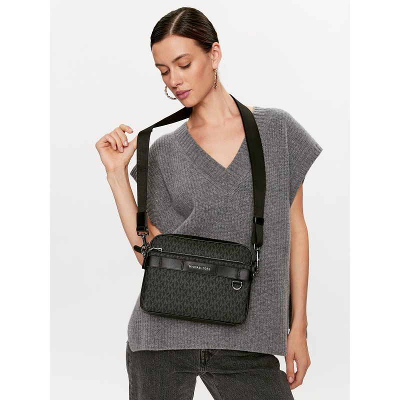 Umhängetasche Michael Kors Hudson 33F3LHDC5B Schwarz