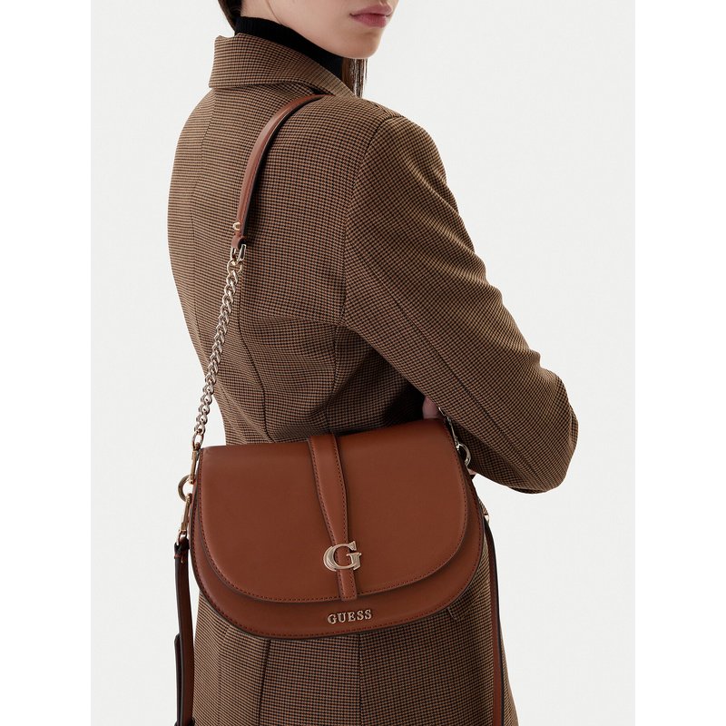 Handtasche Guess Carrie HWVG98 96200 Braun