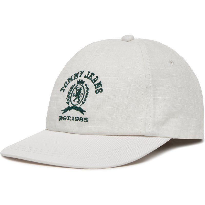 Cap Tommy Jeans Tjm Crest Cap AM0AM13286 Weiß