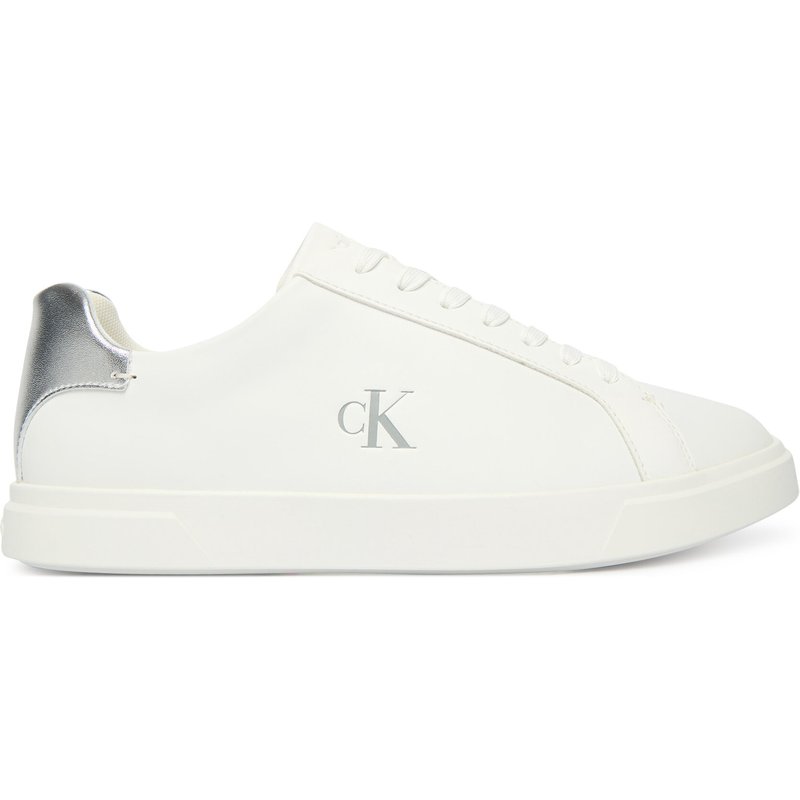 Sneakers Calvin Klein Low Pro Cups Laceup Lth Met HW0HW02846 Weiß