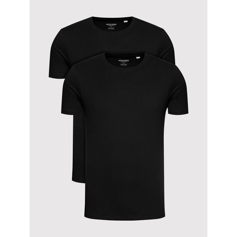 Jack & Jones T-Shirt-Set Basic Crew Neck 12133913 Schwarz Regular Fit