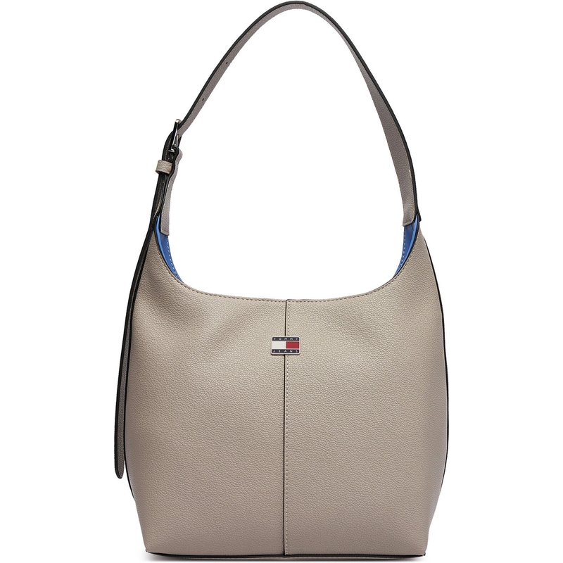 Handtasche Tommy Jeans Tjw City Bucket AW0AW19062 Hellbeige