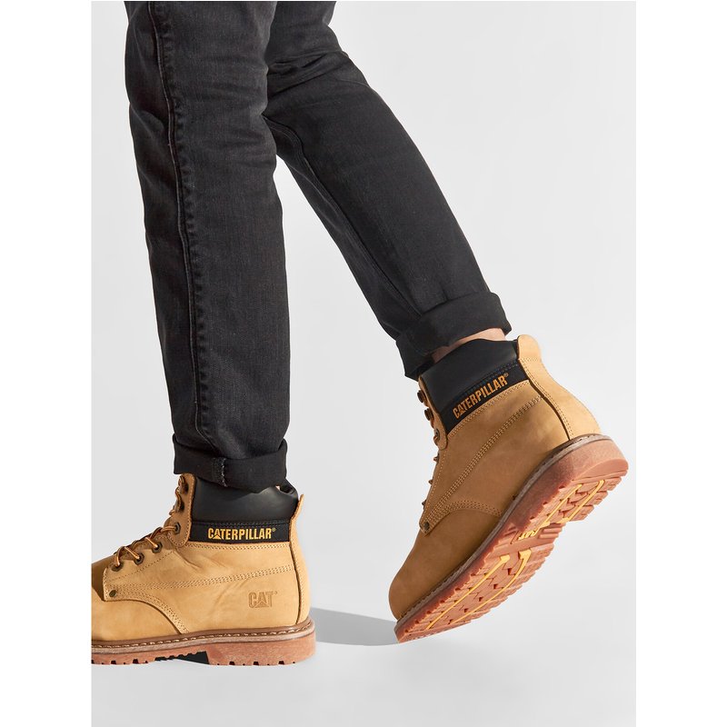 Schnürstiefeletten CAT Footwear S3 Hro P724626 Gelb