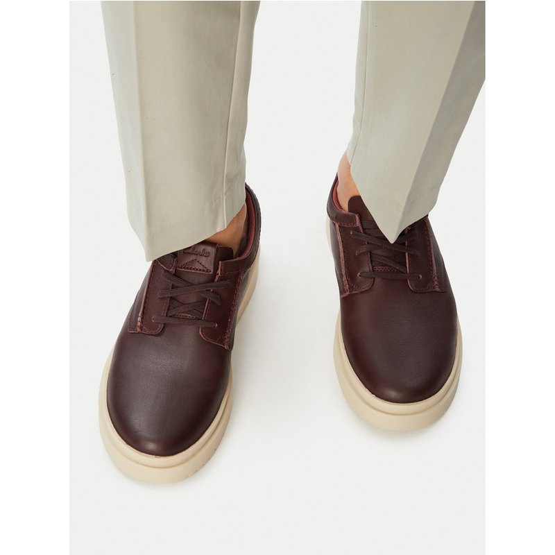 Halbschuhe Clarks Polden Lace 26184960 Braun