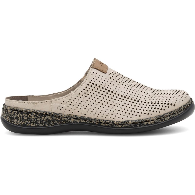 Pantoletten Rieker 46334-60 Beige